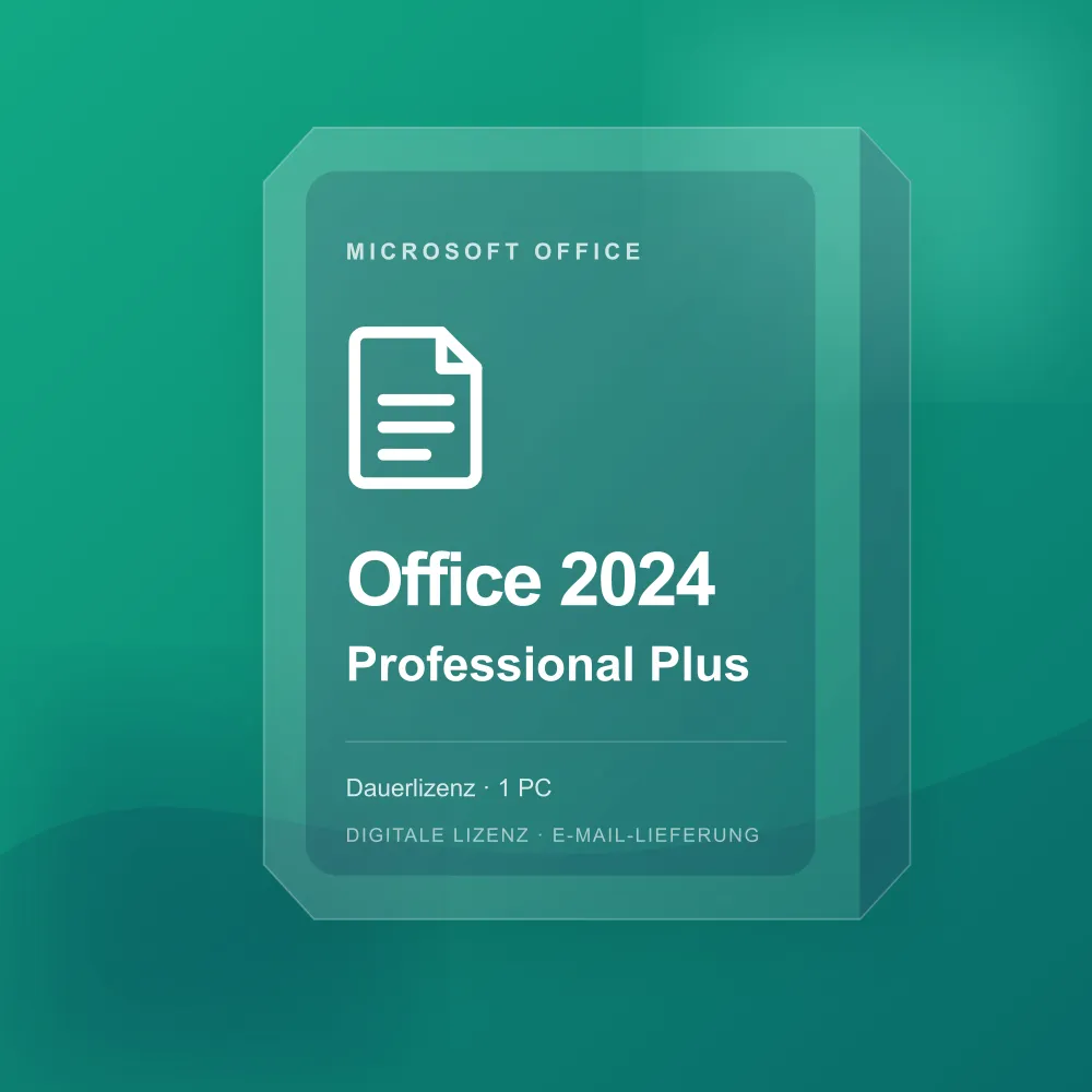 Digitale Lizenzkarte für Microsoft Office 2024 Professional Plus