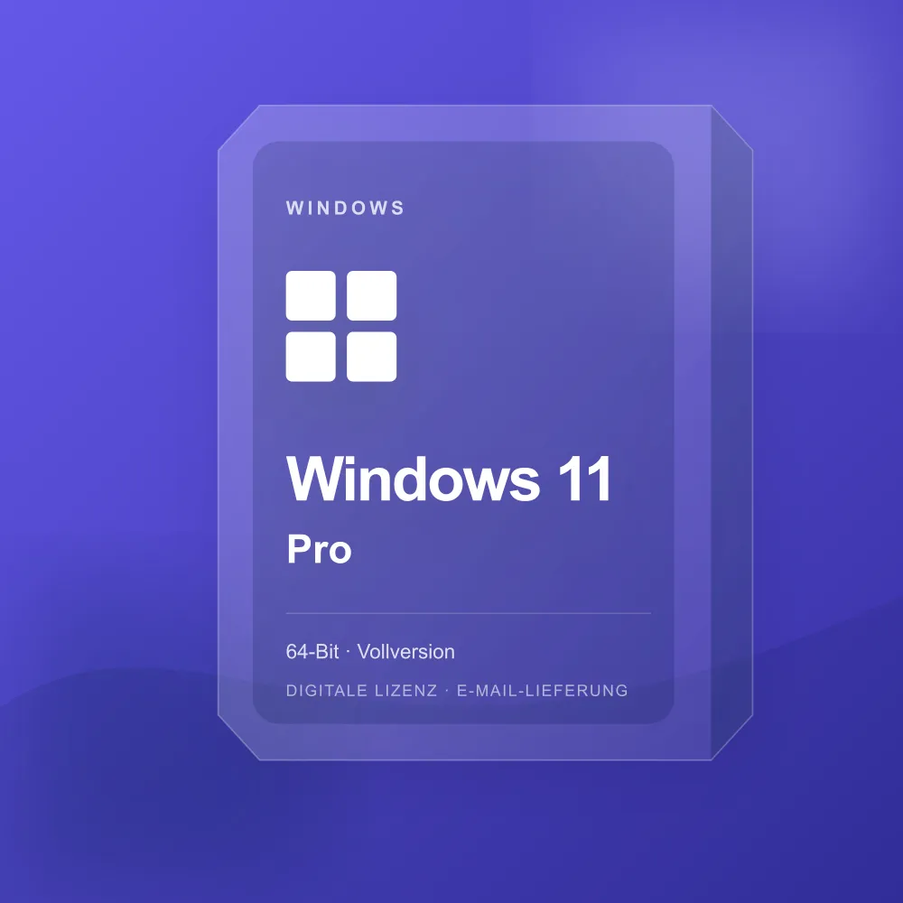 Digitale Lizenzkarte für Windows 11 Pro